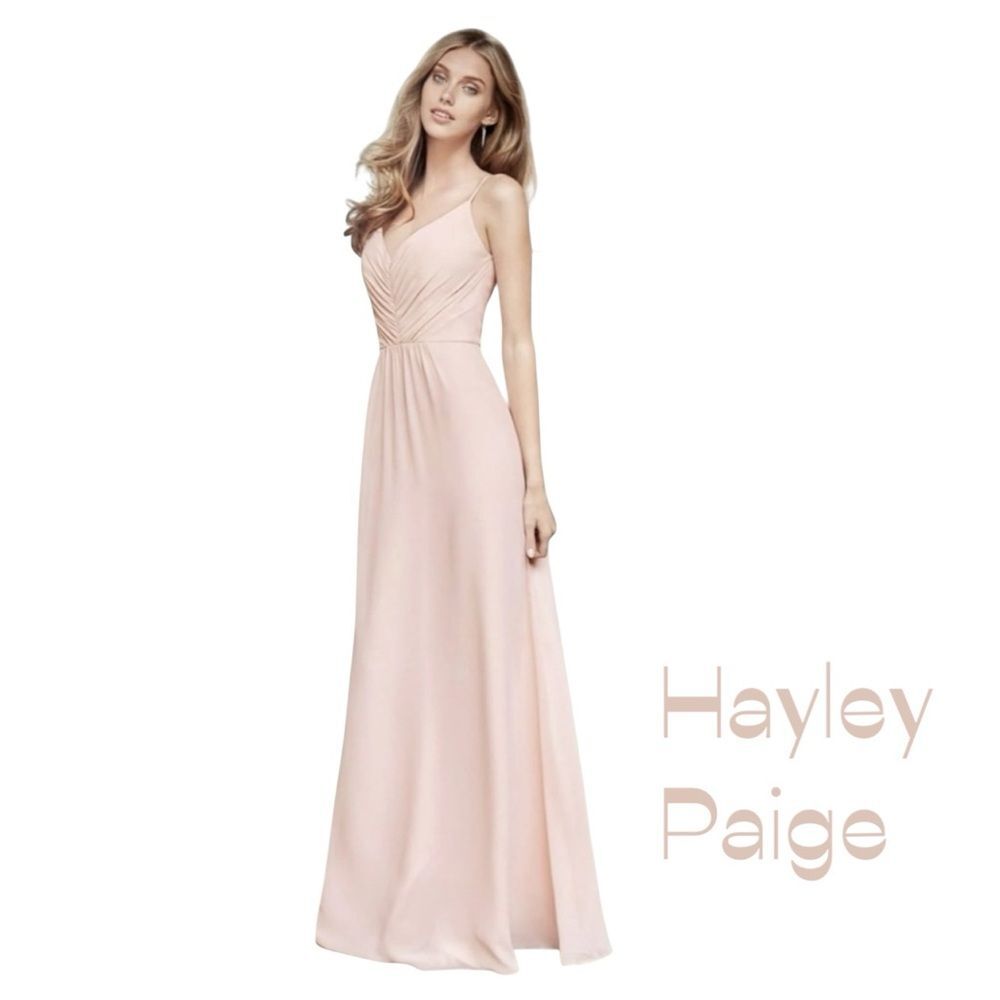 Hayley Paige Pink Maxi Dress NWOT Size 12